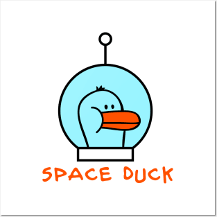 Astronaut Duck Posters and Art